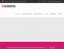 Tablet Screenshot of magentallc.com